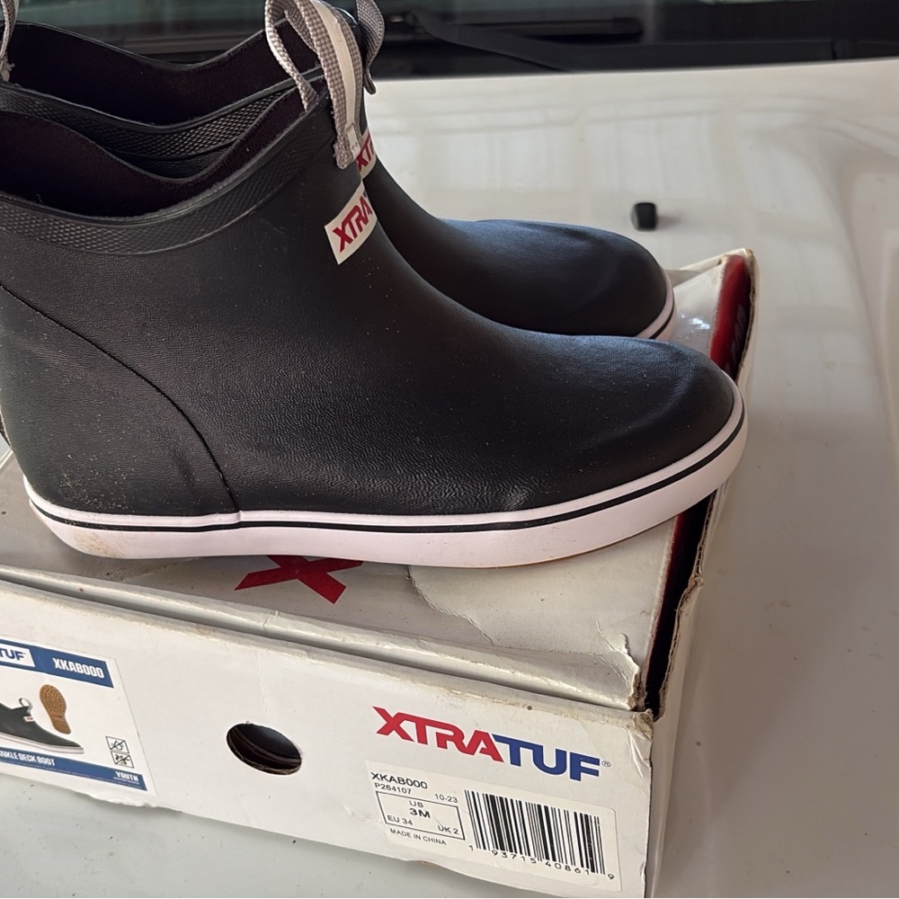 XTRATUF Kids Black Boots